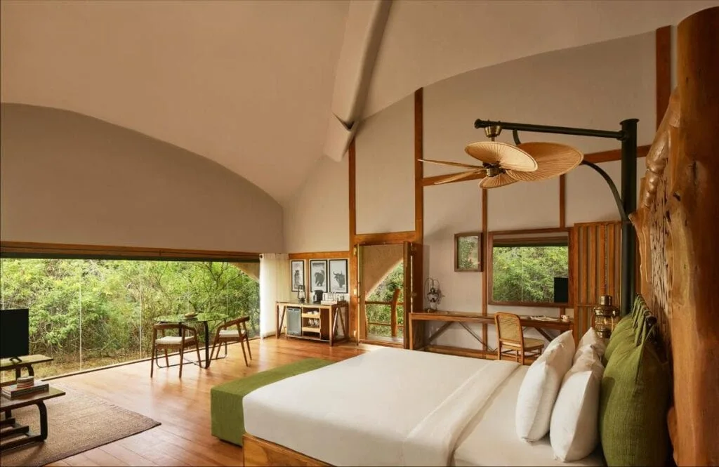 Uga Chena Huts luxury safari lodge near Yala National Park, Sri Lanka - private beach cabins with plunge pools in jungle setting with all-inclusive safaris